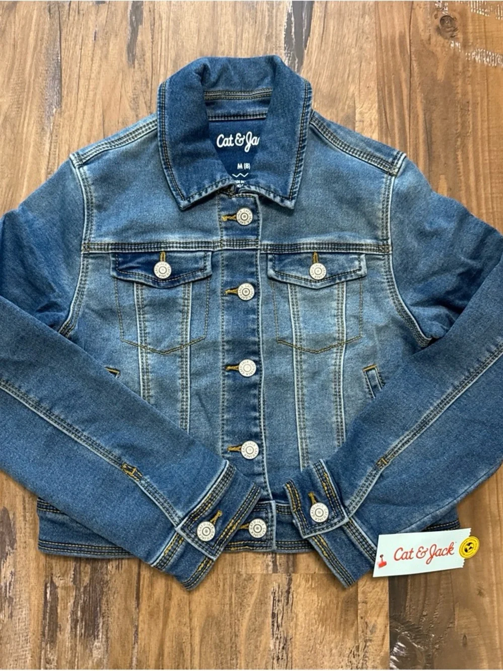 Cat & Jack Medium Blue Denim Jacket